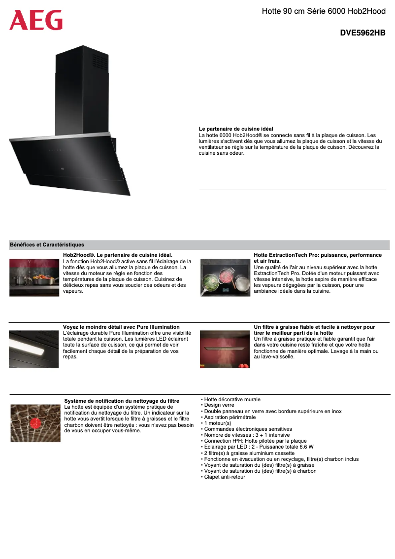 Image de la première page du manuel de l'appareil DVE5962HB