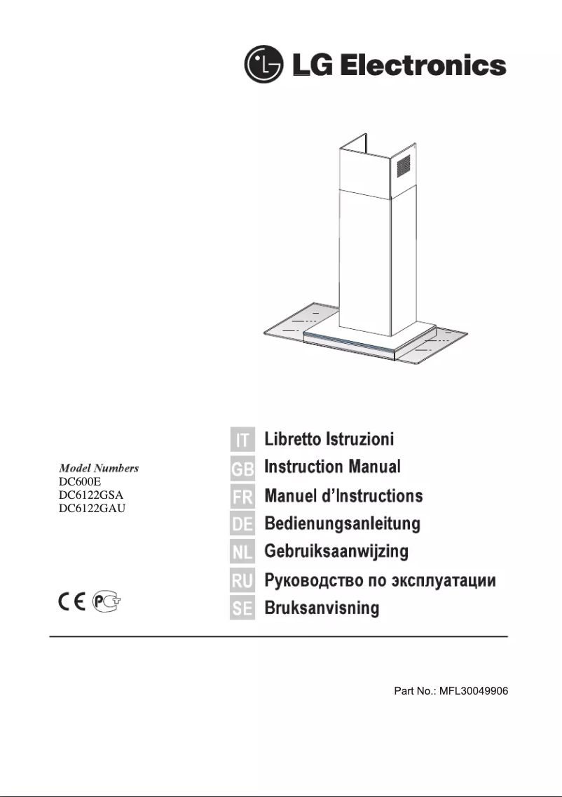 Page n°1 - Manuel utilisateur LG DC6122G