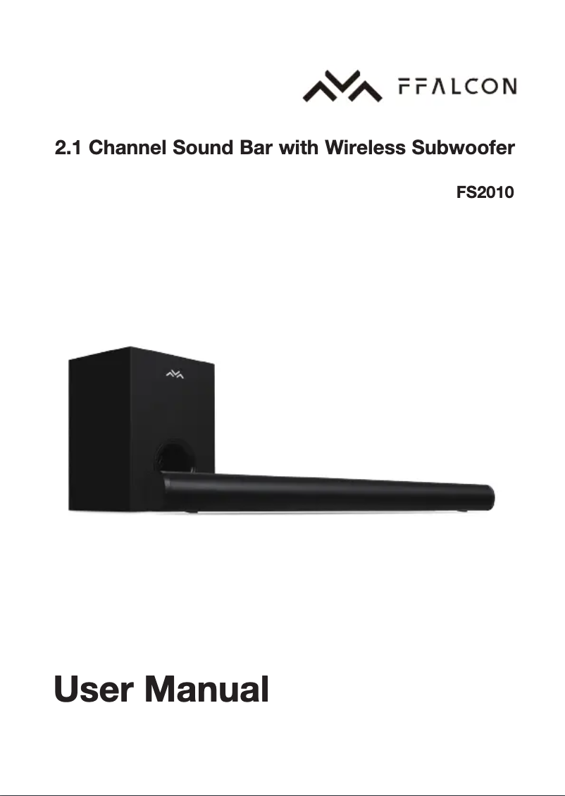 Page n°1 - Manuel utilisateur FFalcon FS2010