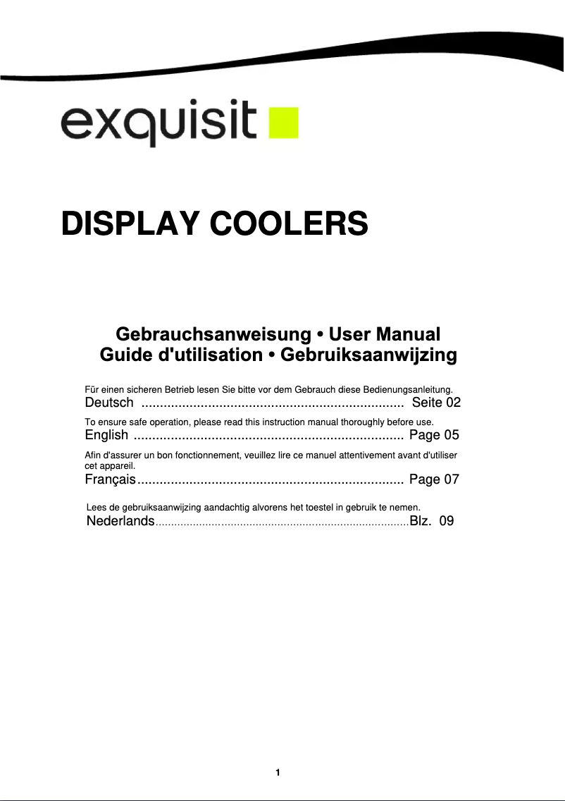 Image de la première page du manuel de l'appareil ELDC80.3XLB