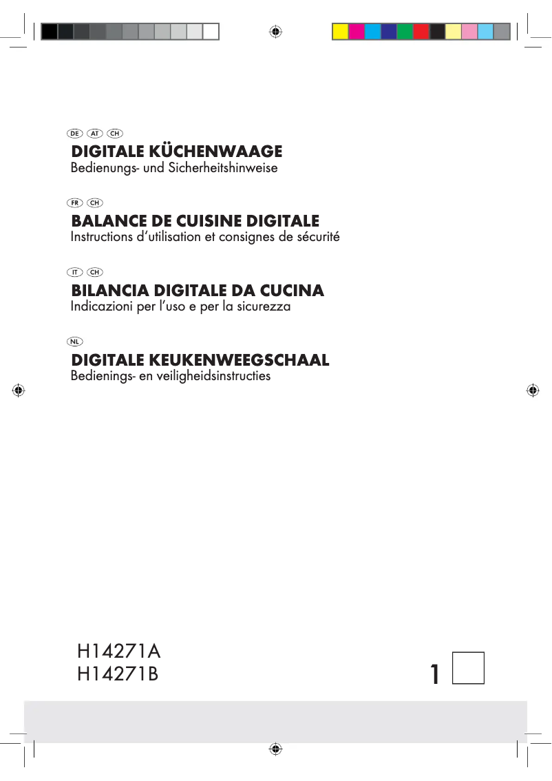 Page 1 de la notice Manuel utilisateur SilverCrest H14271B