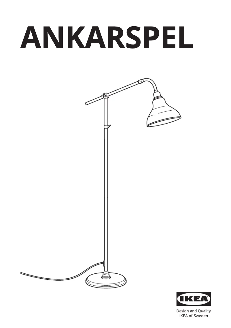 Image de la première page du manuel de l'appareil ANKARSPEL 404.943.25