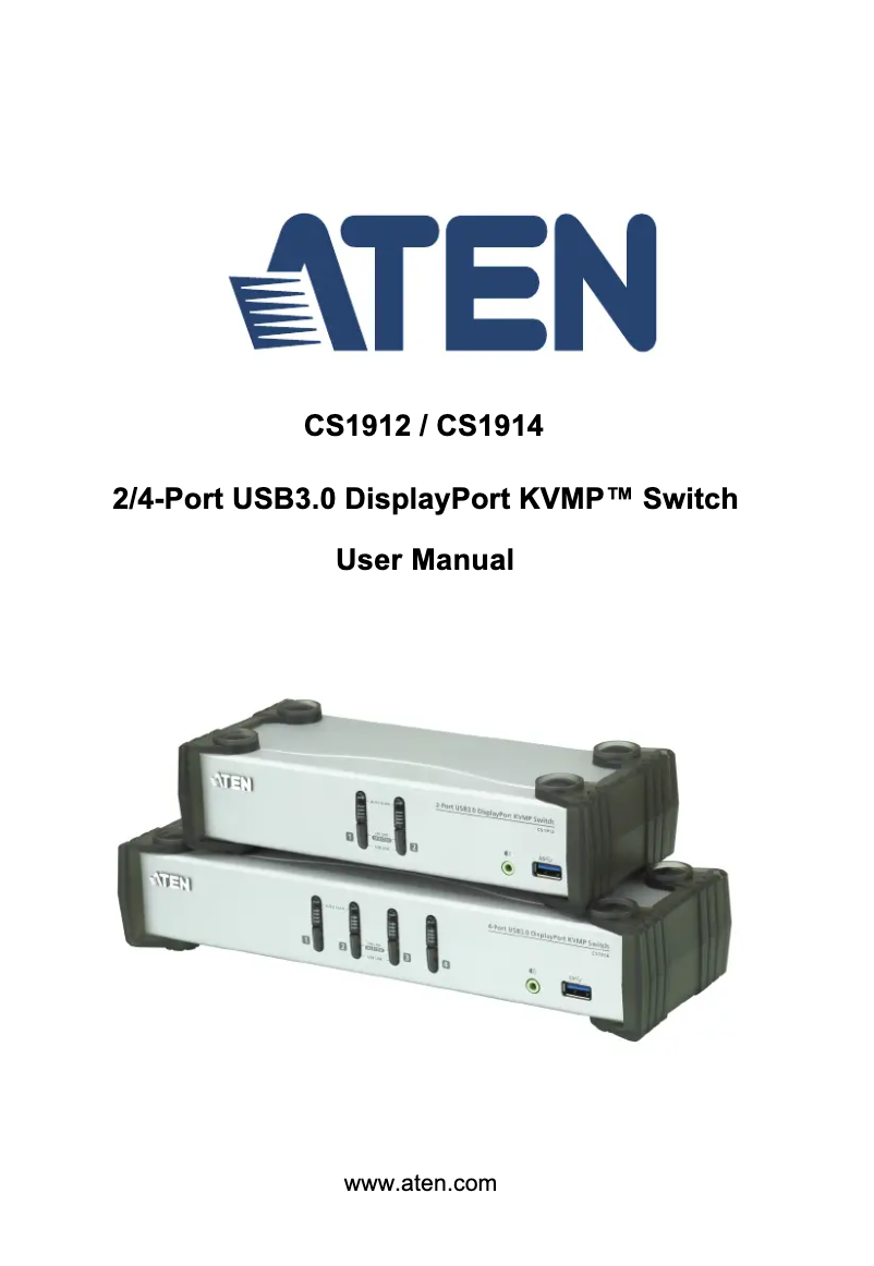 Page n°1 - Manuel utilisateur ATen CS1914