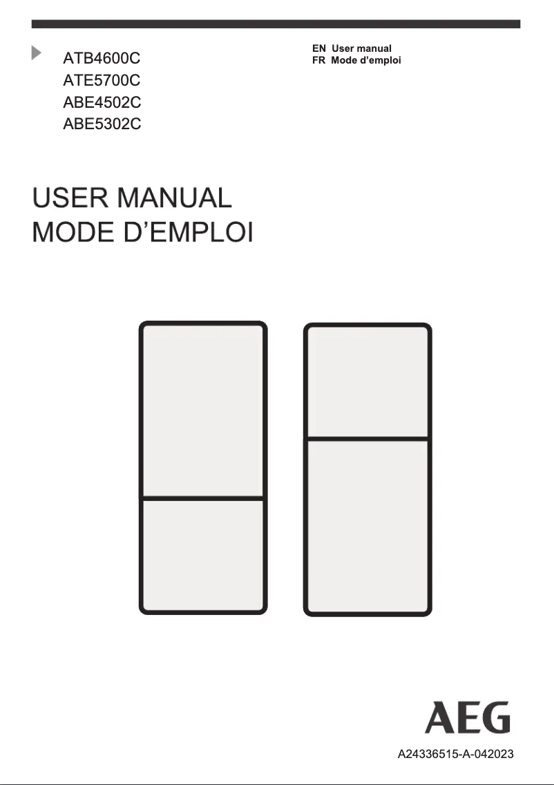 Imagen de la primera página del manual del dispositivo ABE4502C
