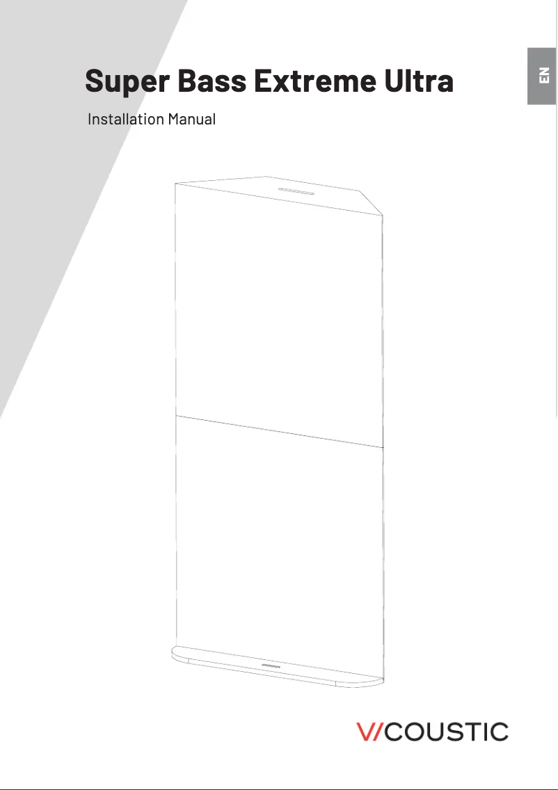 Image de la première page du manuel de l'appareil Super Bass Extreme Ultra