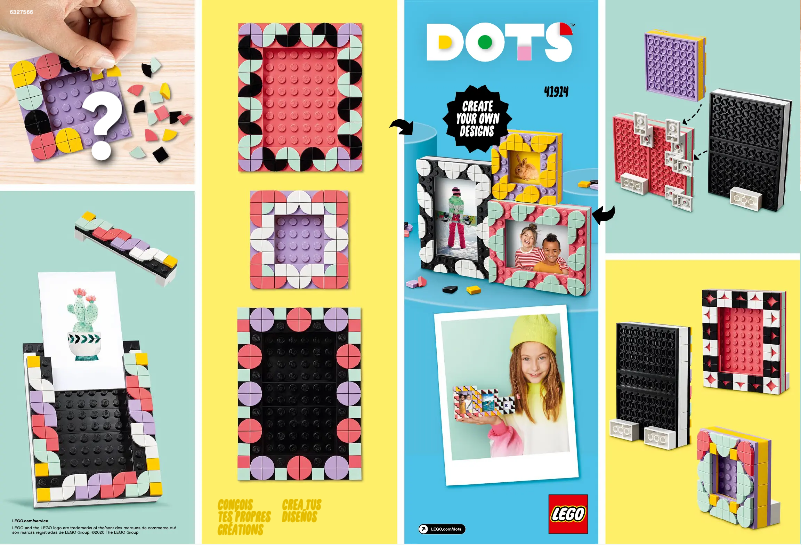 Page 1 de la notice Manuel utilisateur Lego DOTS 41914