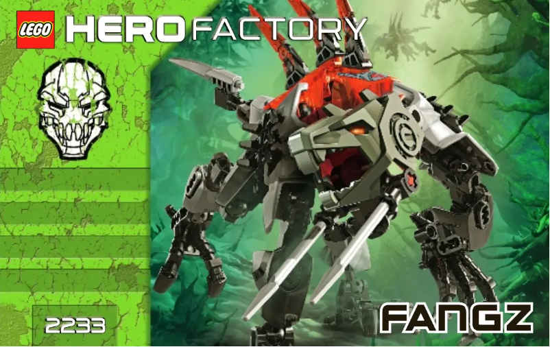 Page 1 de la notice Manuel utilisateur Lego FANGZ