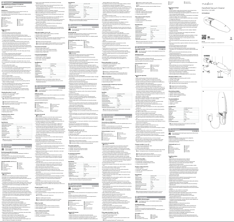 Page n°1 - Manuel utilisateur Nedis VCHH4BU40