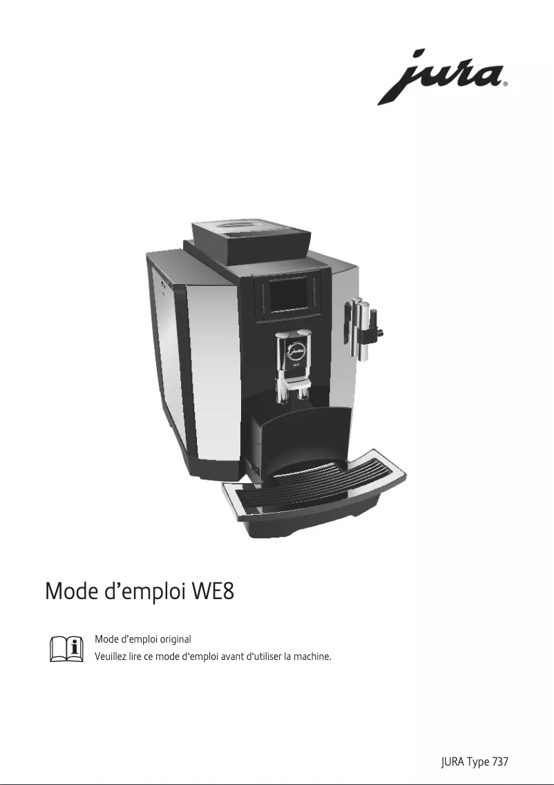 Image de la première page du manuel de l'appareil E8