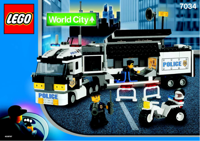 Page 1 de la notice Manuel utilisateur Lego Surveillance Truck