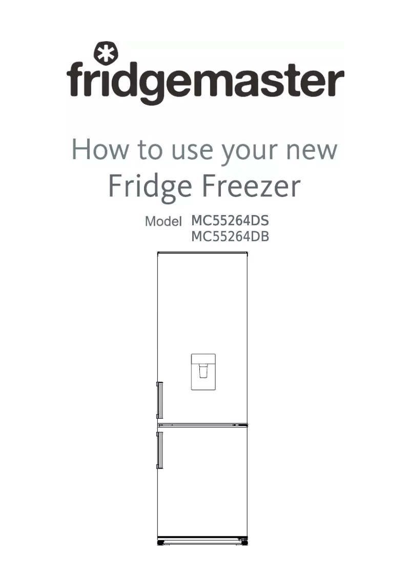 Page n°1 - Manuel utilisateur Fridgemaster MC55264DS