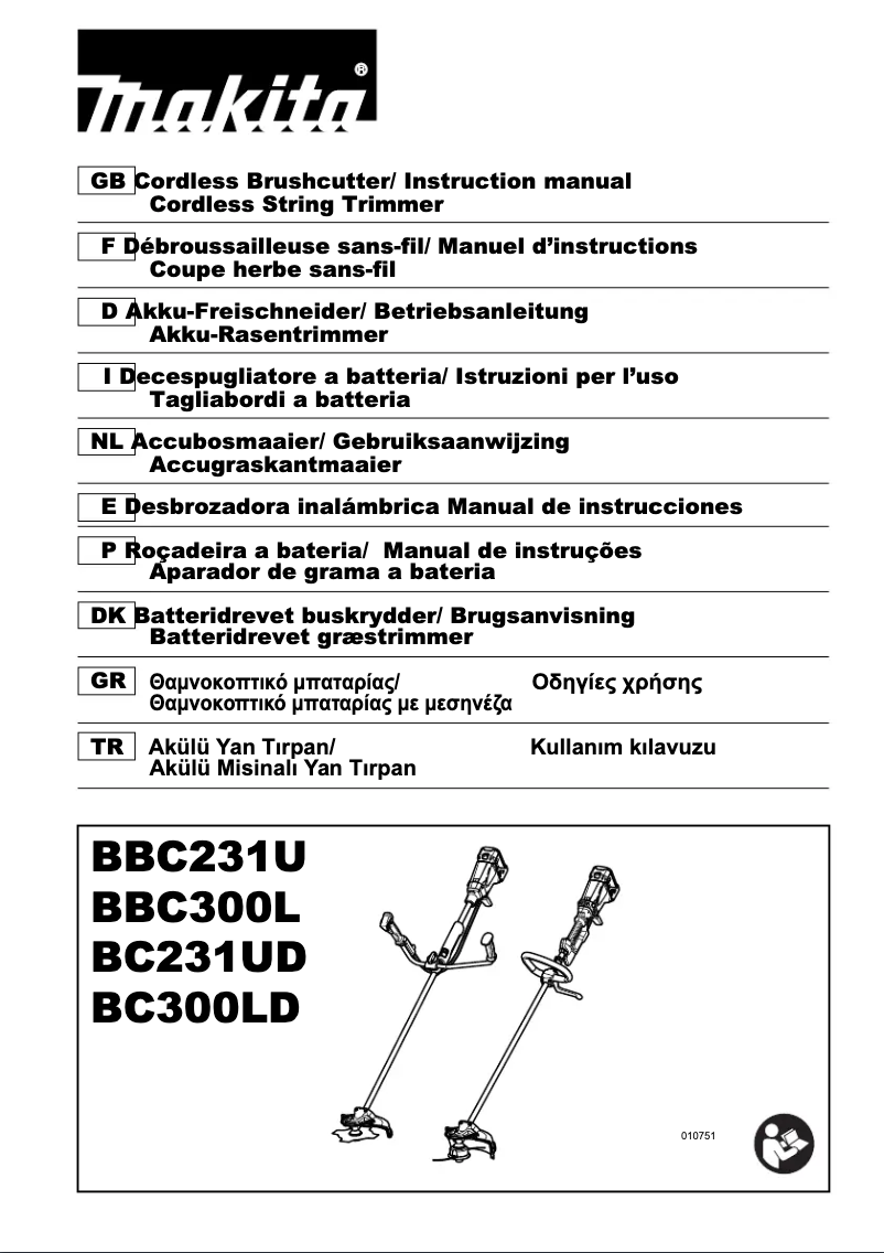 Image de la première page du manuel de l'appareil BBC300L