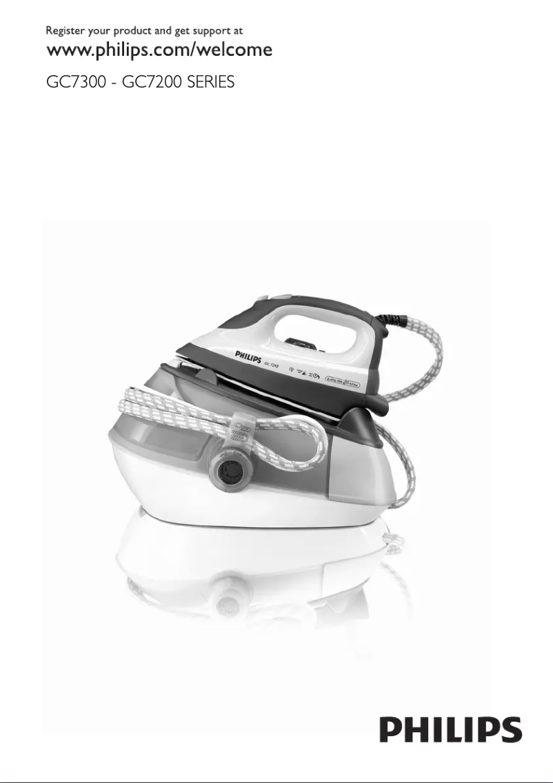 Page 1 de la notice Manuel utilisateur Philips SteamGlide GC7220
