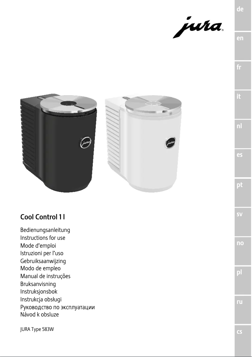 Page 1 de la notice Manuel utilisateur Jura Impressa F50