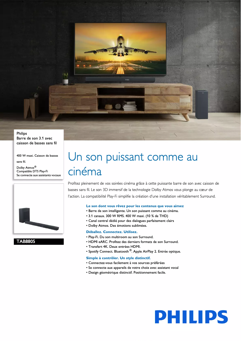 Image de la première page du manuel de l'appareil TAB8805