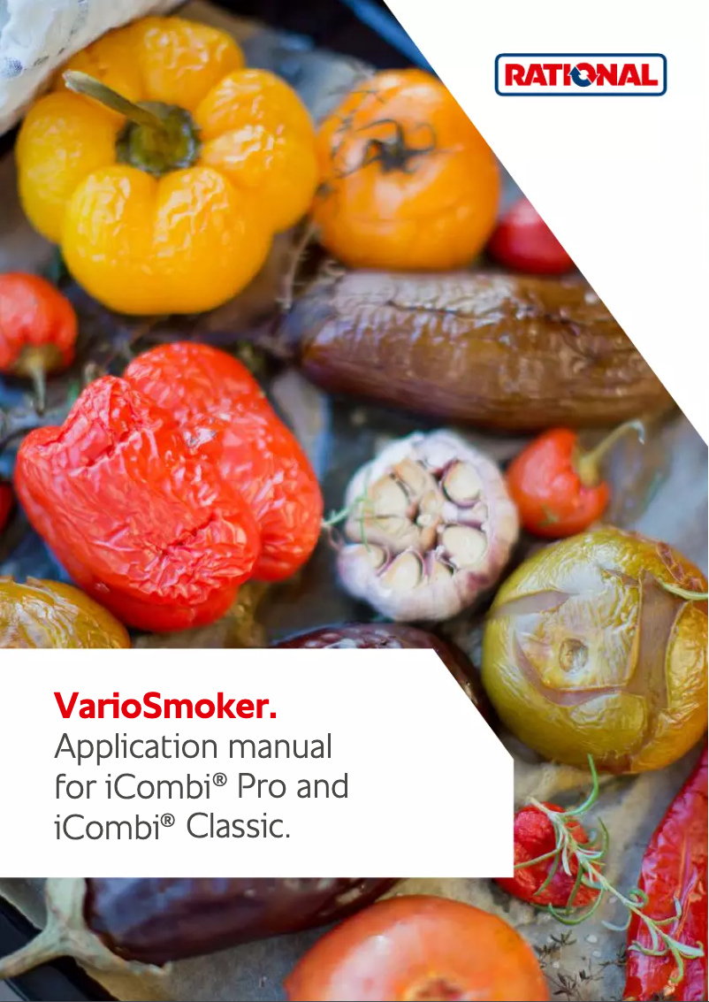 Page n°1 - Manuel utilisateur Rational VarioSmoker