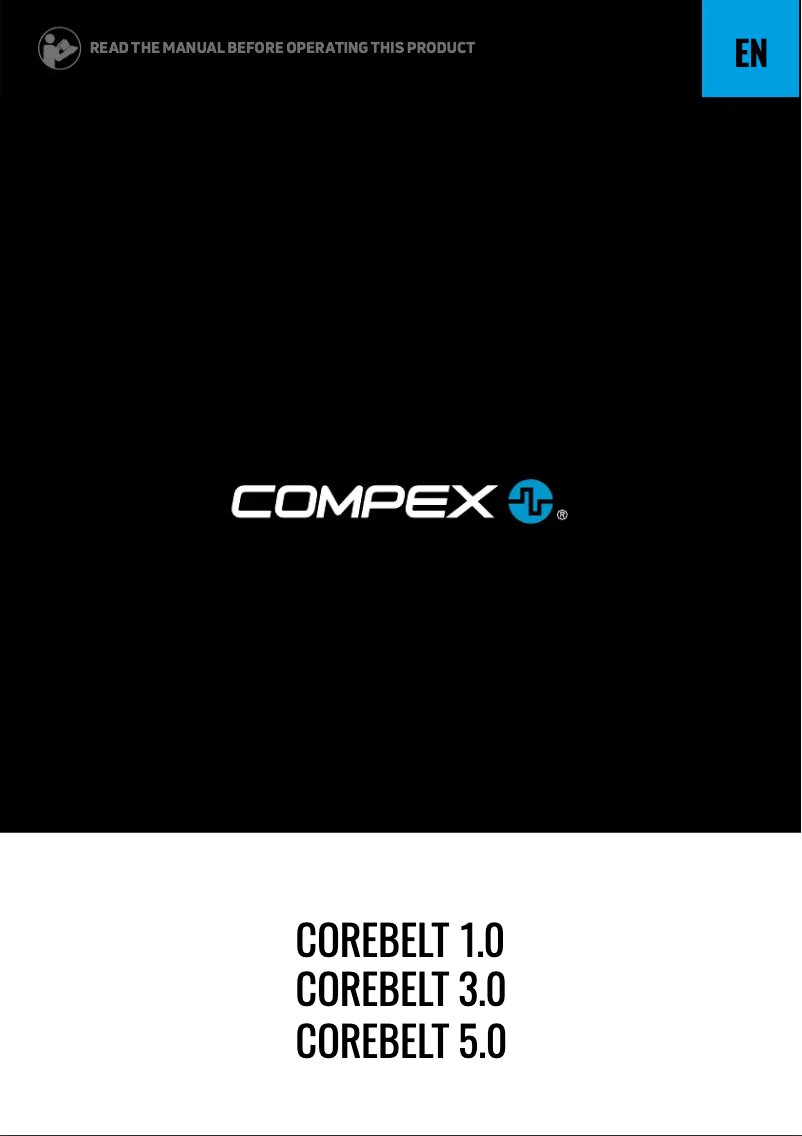 Page n°1 - Manuel utilisateur Compex CoreBelt 5.0