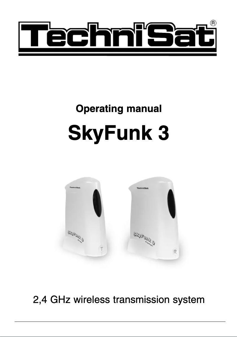 Image de la première page du manuel de l'appareil SkyFunk 3