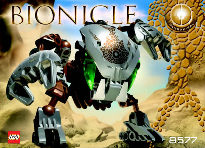 Page n°1 - Manuel utilisateur Lego Bionicle 8577