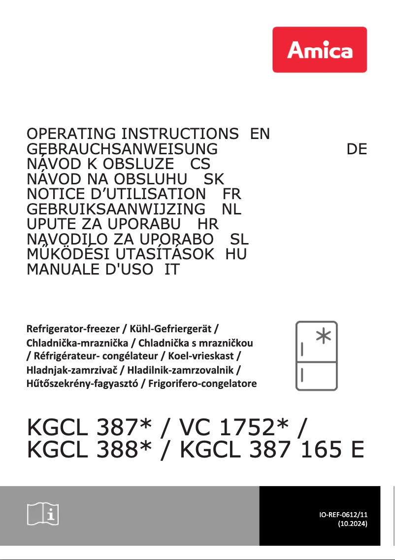 Image de la première page du manuel de l'appareil KGCL 387 155 E