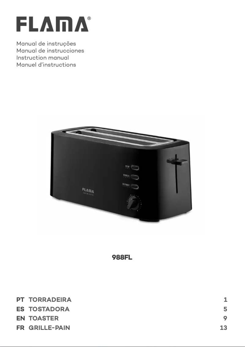 Image de la première page du manuel de l'appareil 988FL