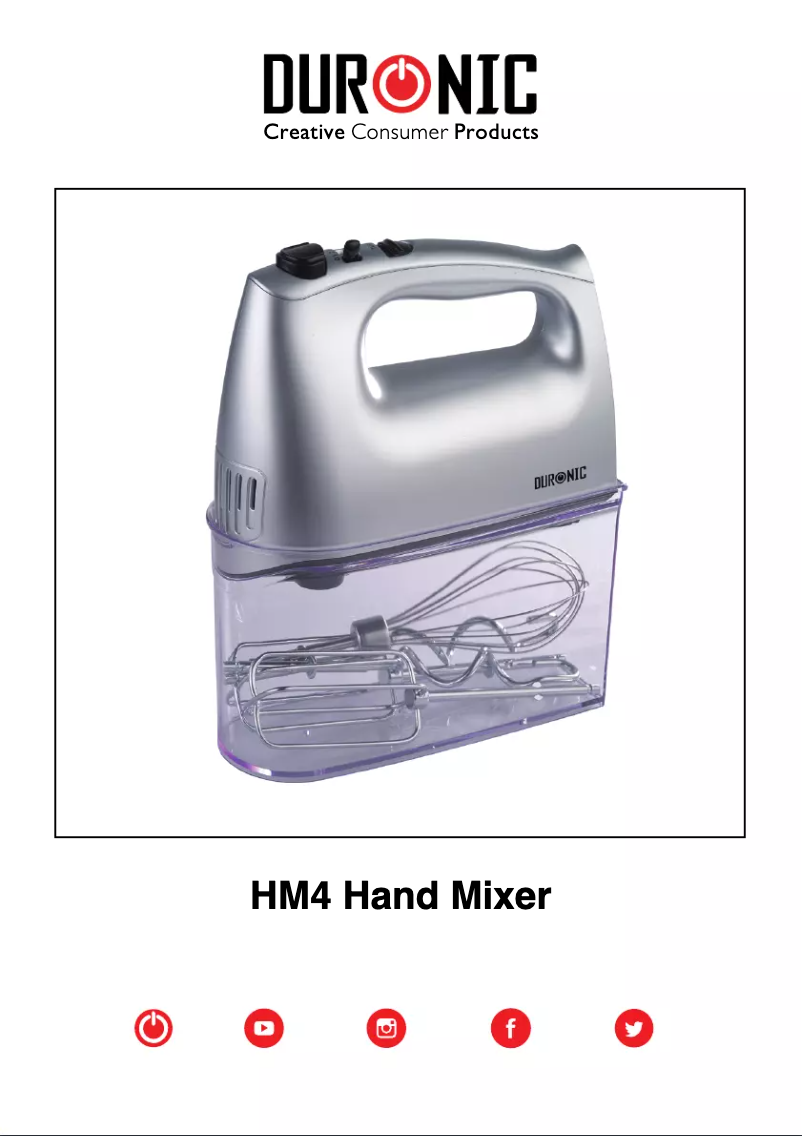 Image de la première page du manuel de l'appareil HM4