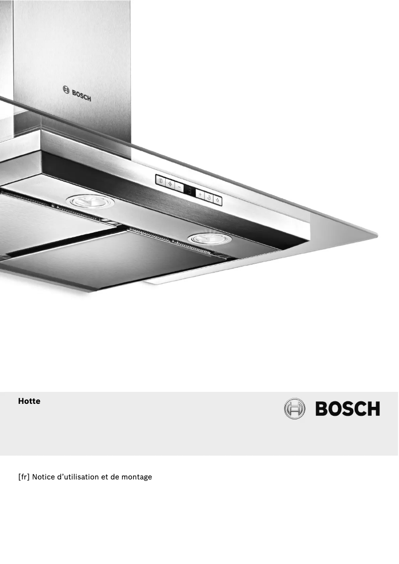Page 1 de la notice Manuel utilisateur Bosch DIB097A50