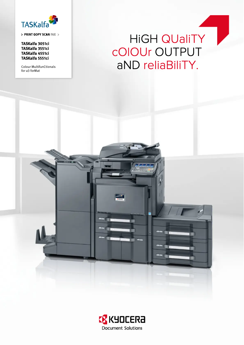Image de la première page du manuel de l'appareil TASKalfa 3551ci