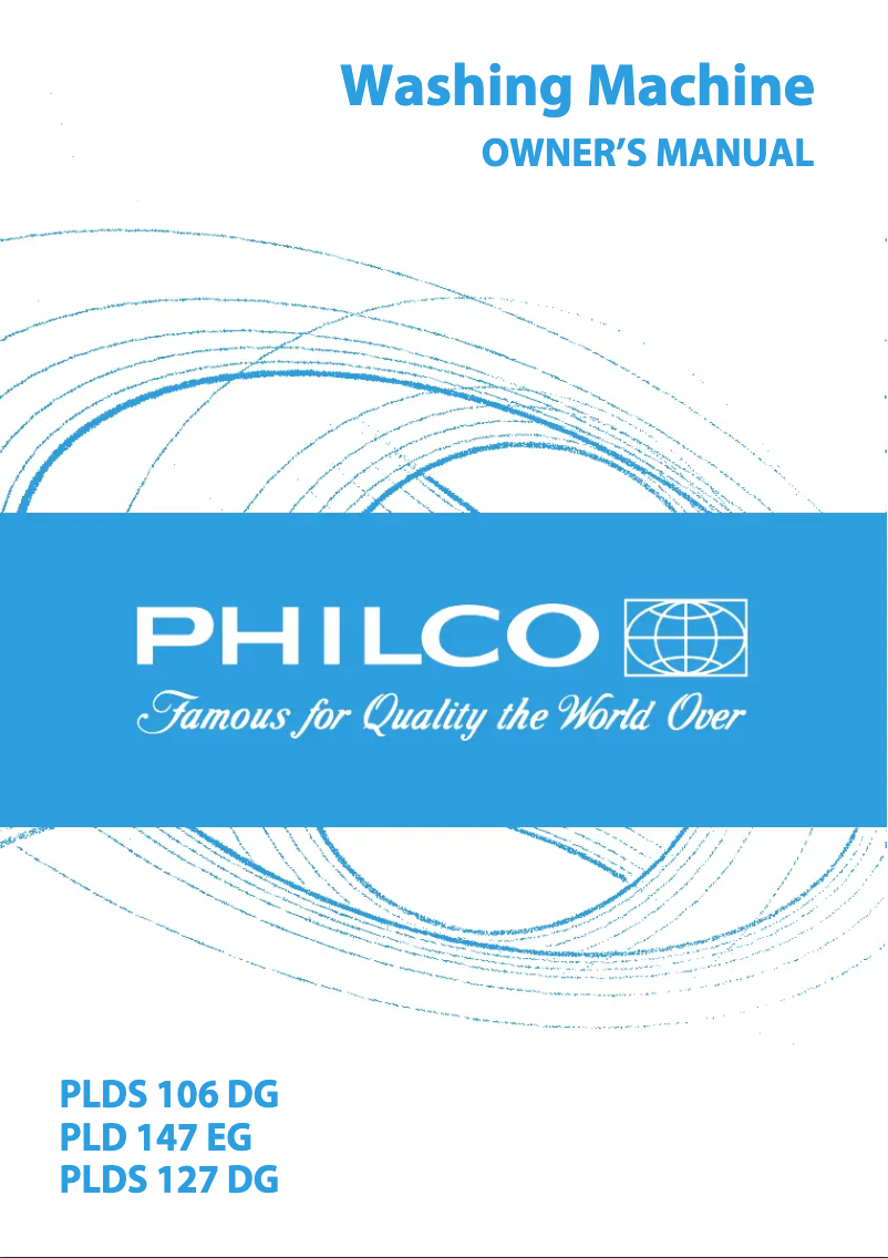 Page 1 de la notice Mode d'emploi Philco PLDS 106 DG