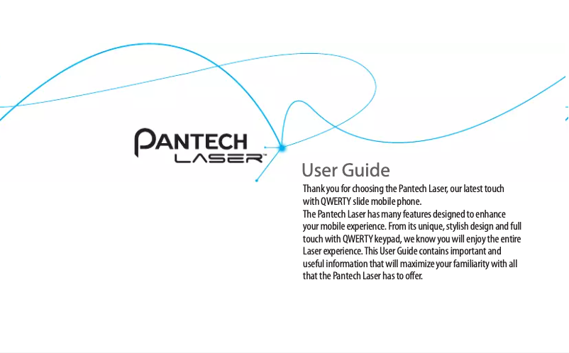 Page n°1 - Manuel utilisateur Pantech Lazer