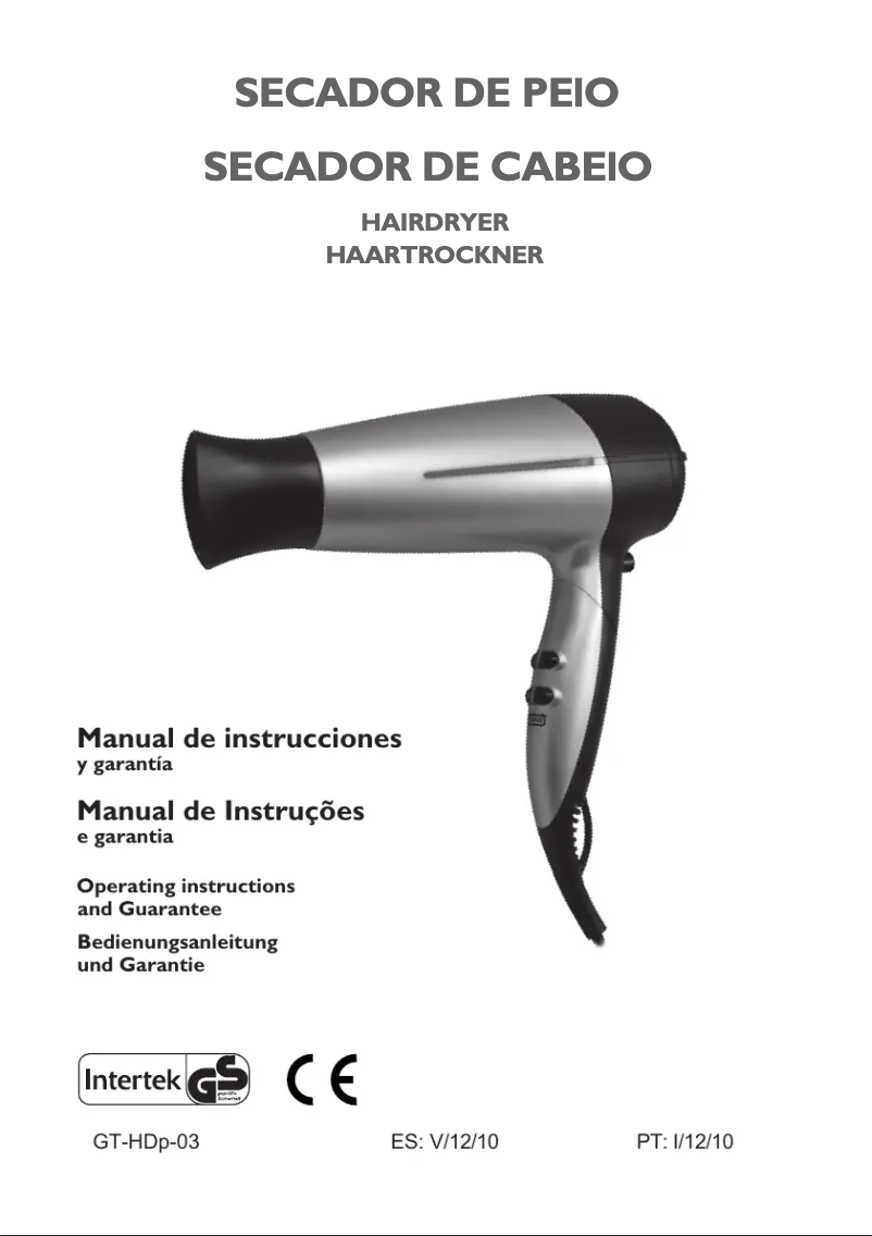 Page 1 de la notice Manuel utilisateur GlobalTronics GT-HDp-03