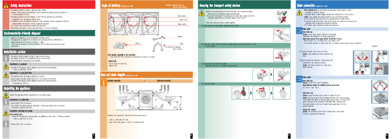 Page 1 de la notice Manuel utilisateur Bosch WLX24164GB