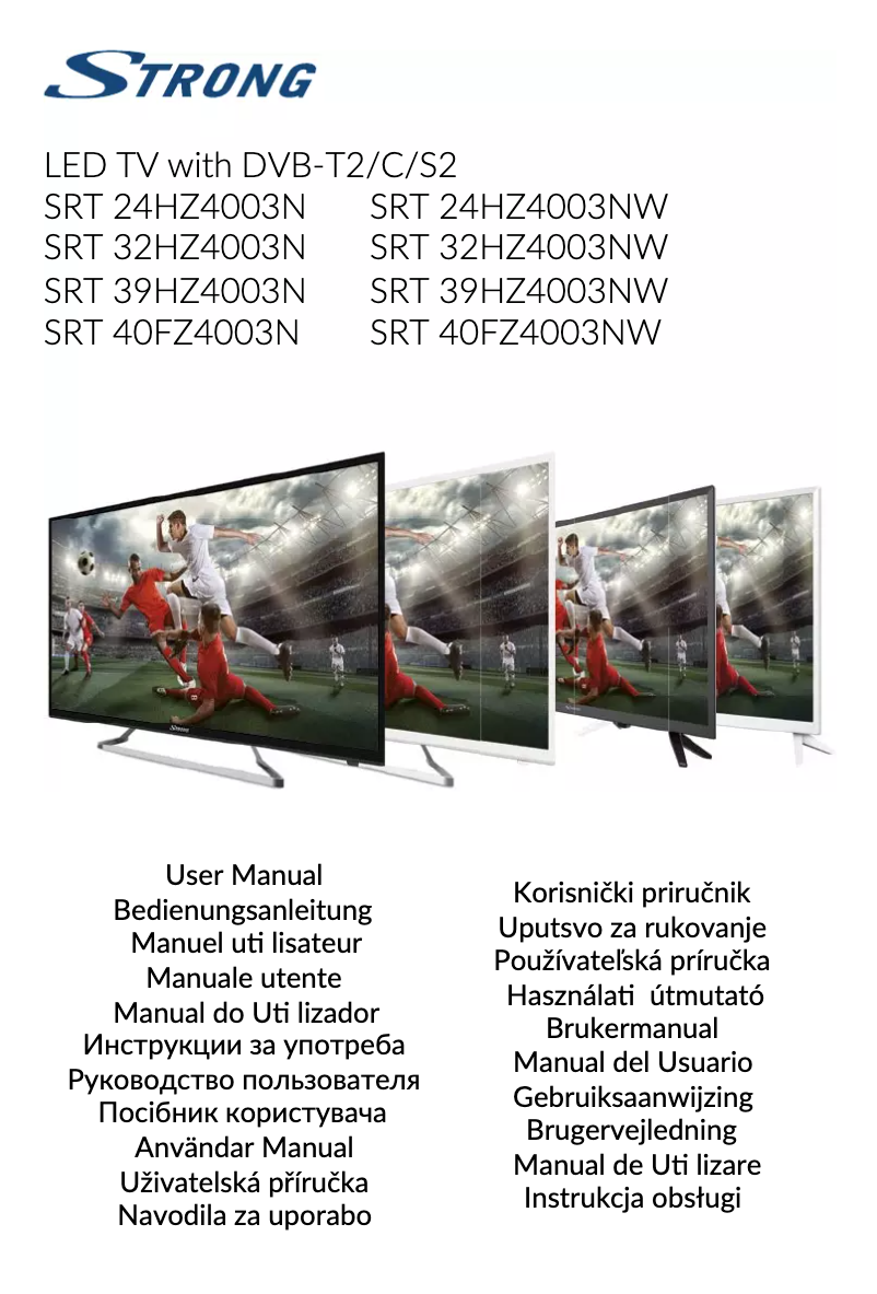 Page 1 de la notice Manuel utilisateur Strong 24HZ4003NW