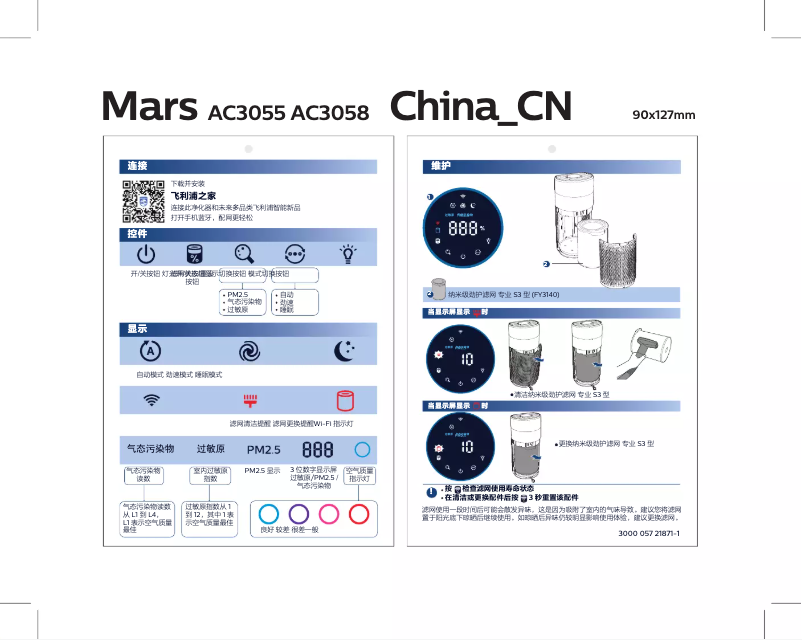 Image de la première page du manuel de l'appareil AC3058