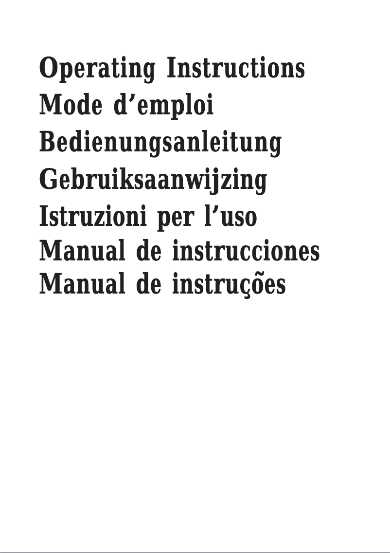 Page n°1 - Manuel utilisateur Zanker KHT 6241 x