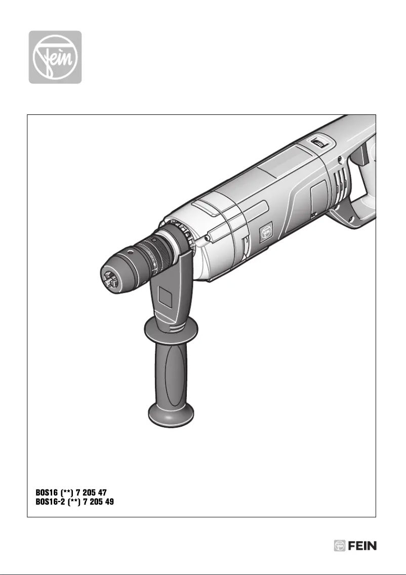 Image de la première page du manuel de l'appareil BOS 16-2