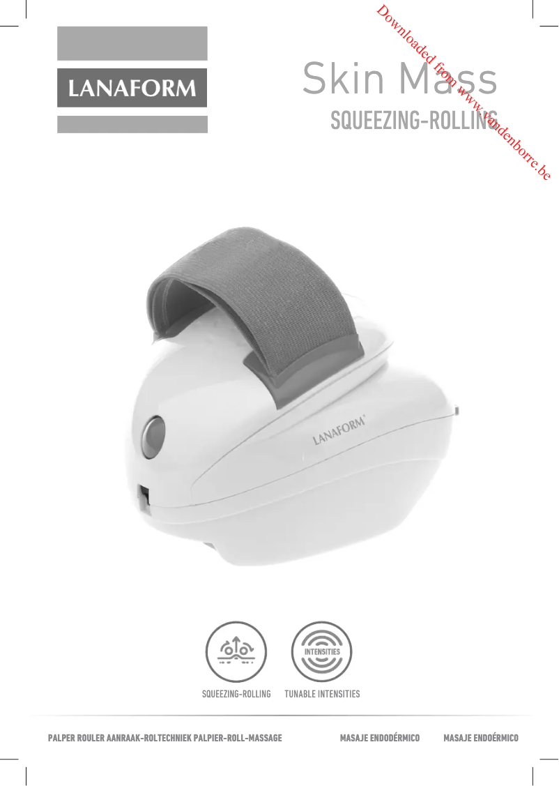 Page 1 de la notice Manuel utilisateur Lanaform Skin Mass
