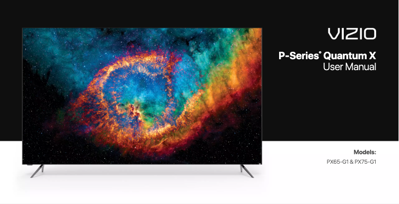 Page 1 de la notice Manuel utilisateur VIZIO PX75-G1