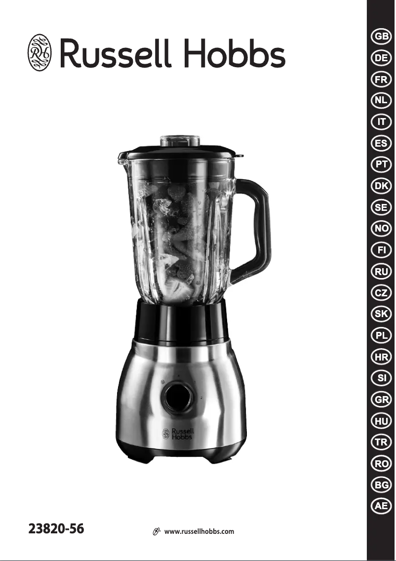 Image de la première page du manuel de l'appareil 23820-56