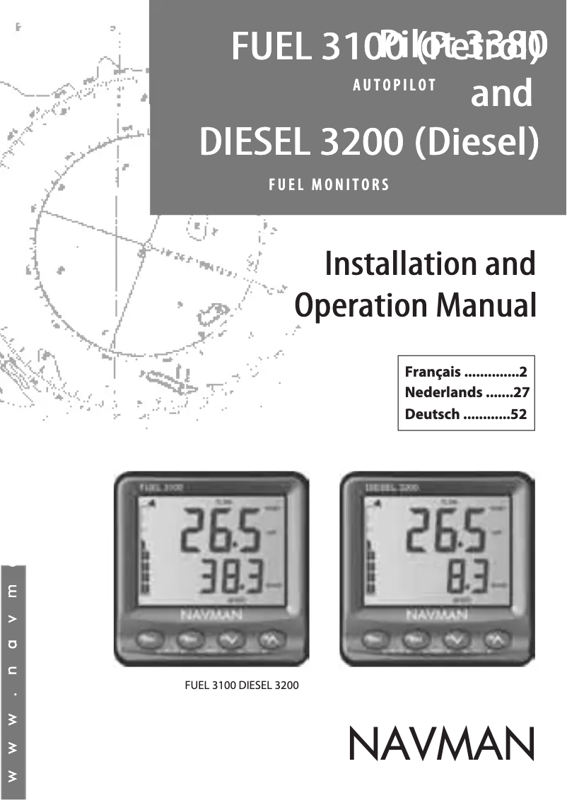 Page n°1 - Manuel utilisateur Navman Fuel 3100