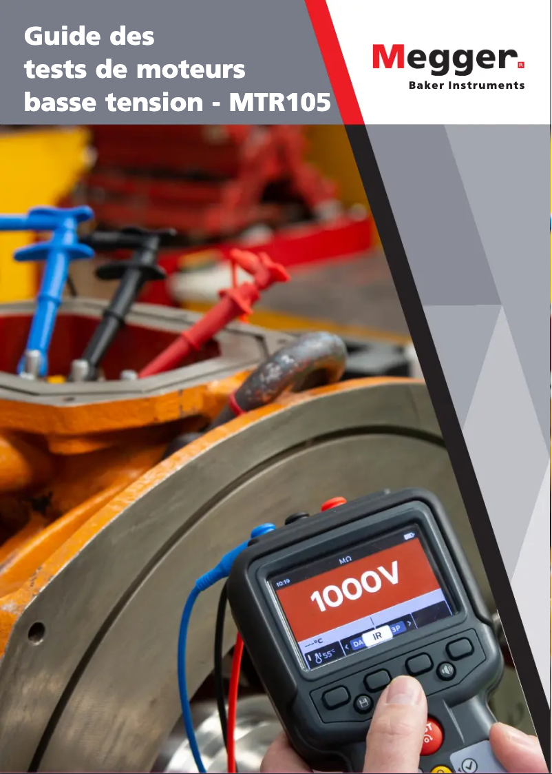 Page 1 de la notice Brochure Megger MTR105