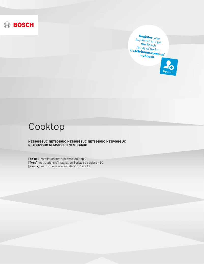 Page 1 de la notice Guide d'installation Bosch NET8669SUC