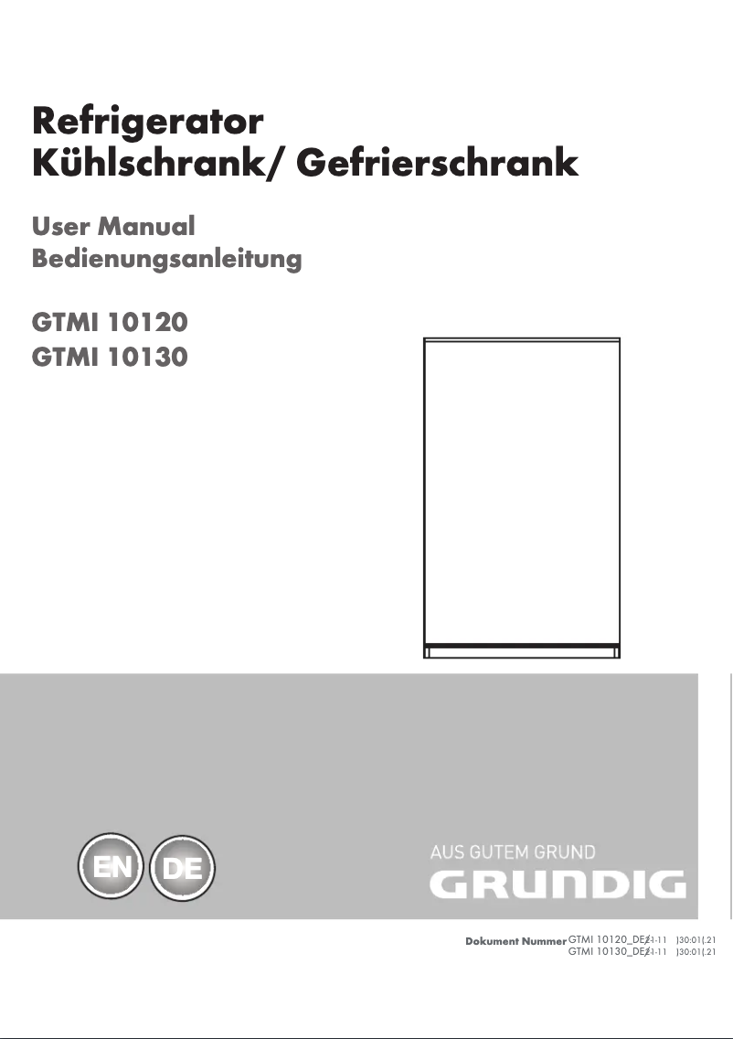 Page 1 de la notice Manuel utilisateur Grundig GTMI 10130