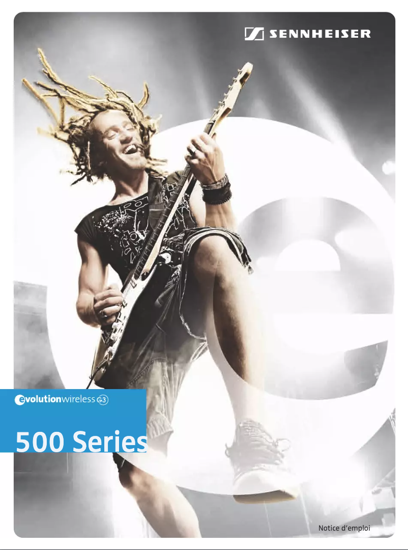 Page 1 de la notice Manuel utilisateur Sennheiser EM 500 G3