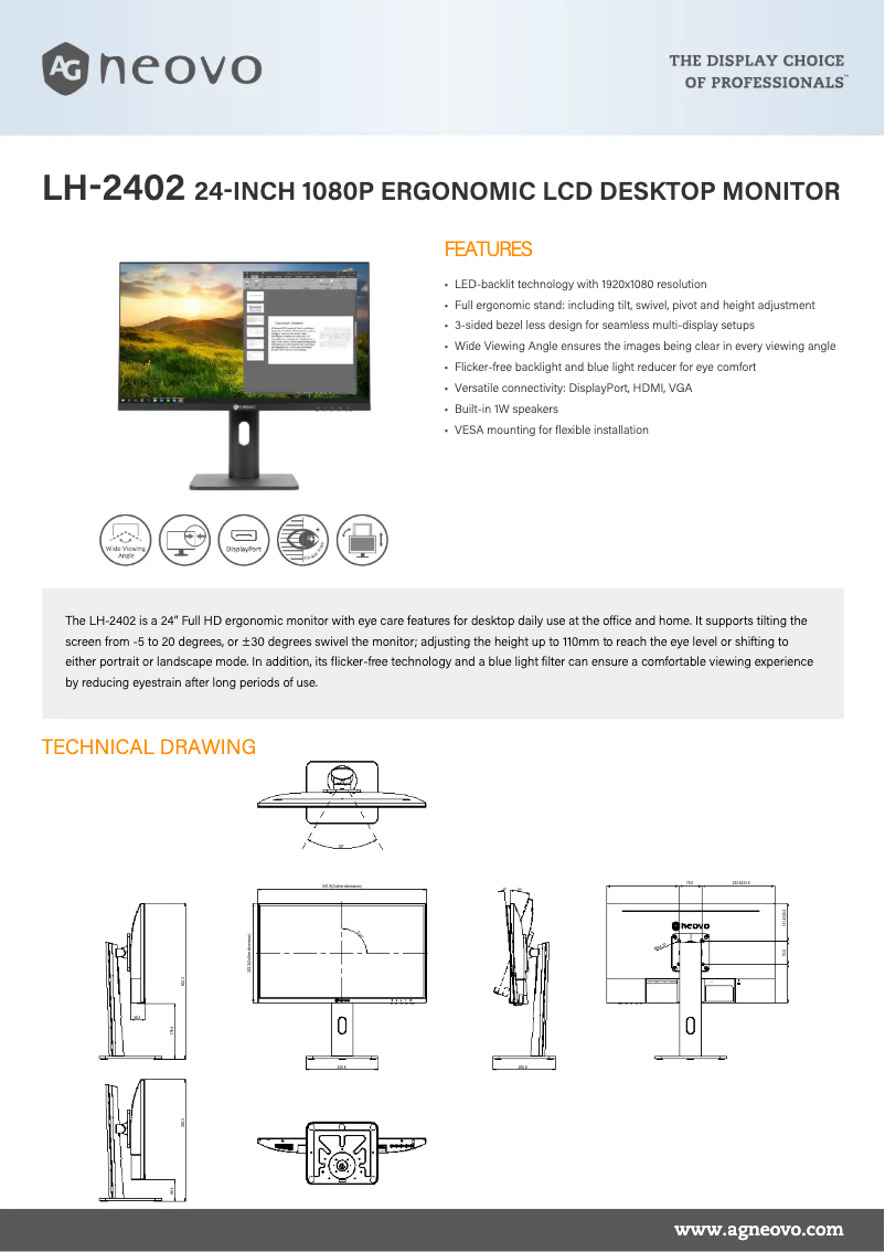 Image de la première page du manuel de l'appareil LH-2402