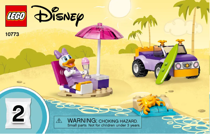 Page 1 de la notice Manuel utilisateur Lego Disney 10773