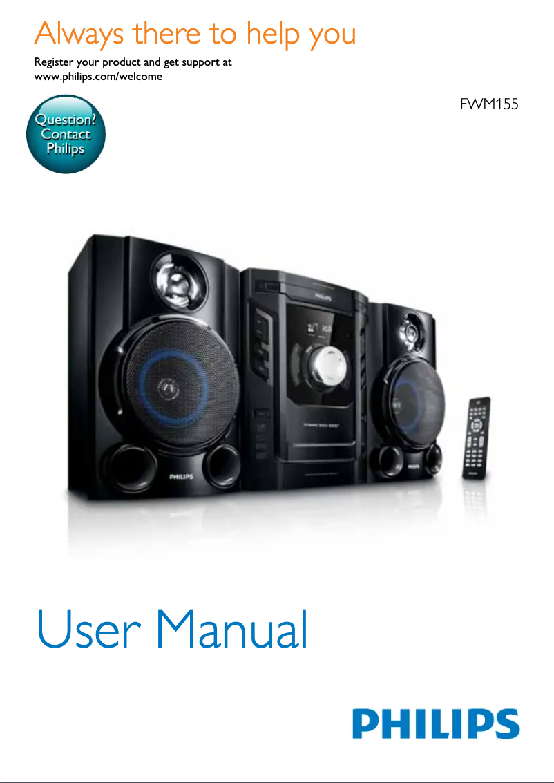 Image de la première page du manuel de l'appareil FWM155