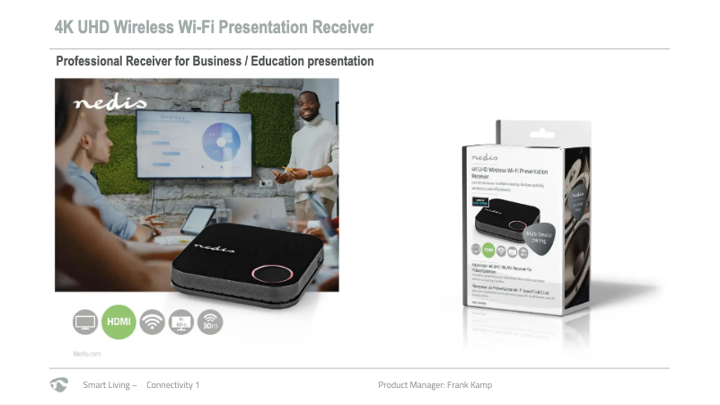 Page n°1 - Manuel utilisateur Nedis VWFI3450BK