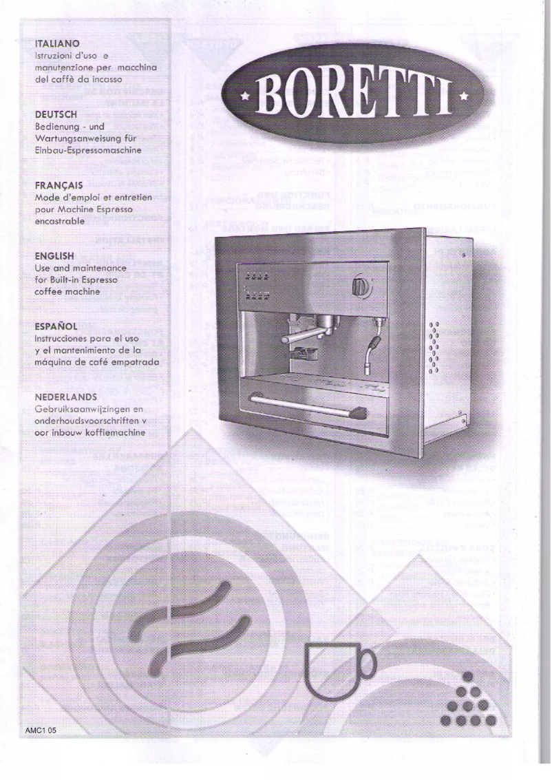 Page 1 de la notice Manuel utilisateur Boretti Luca