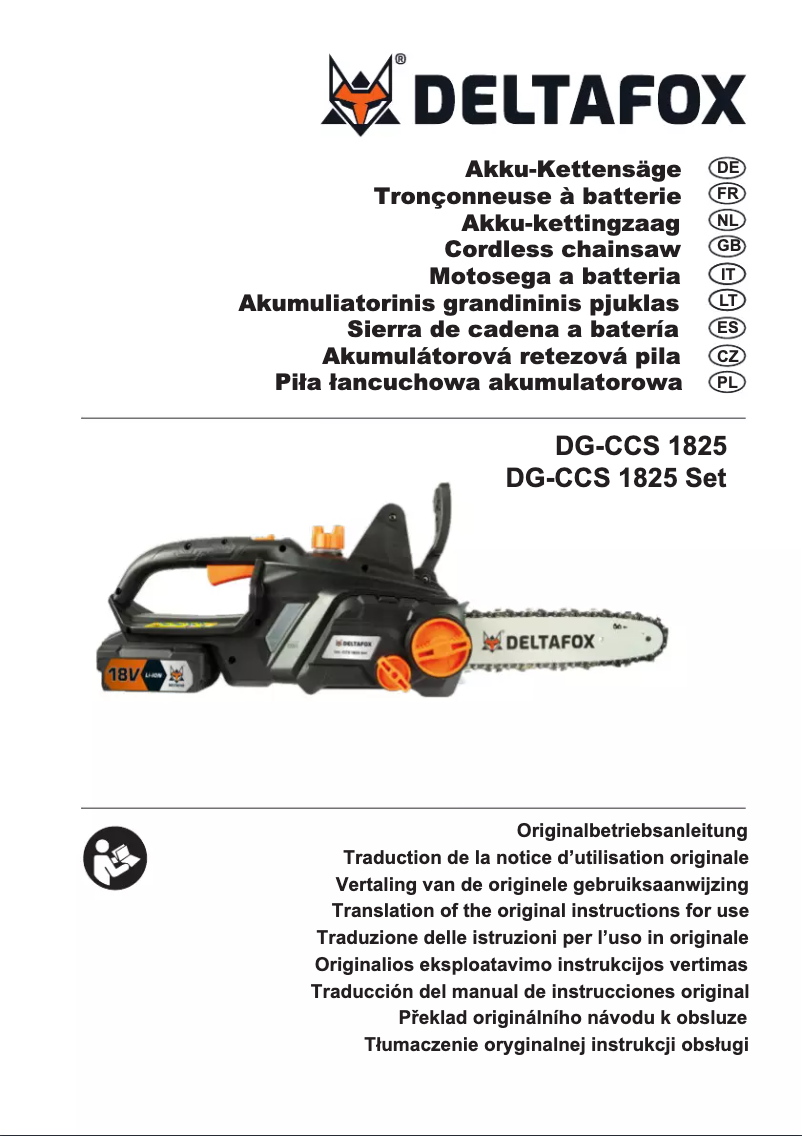 Page 1 de la notice Manuel utilisateur Deltafox DG-CCS 1825
